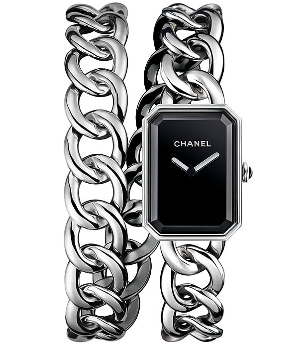 Chanel Premiere Rock Metal精钢表壳、精钢表链腕表; 